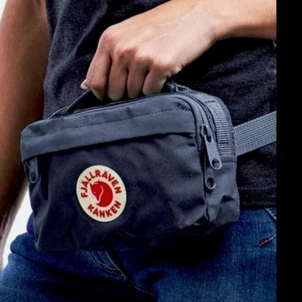Fjallraven Kanken Hip Fannie Belt Bag Pack Navy Graphite ( Grey-ish Blue) NWOT